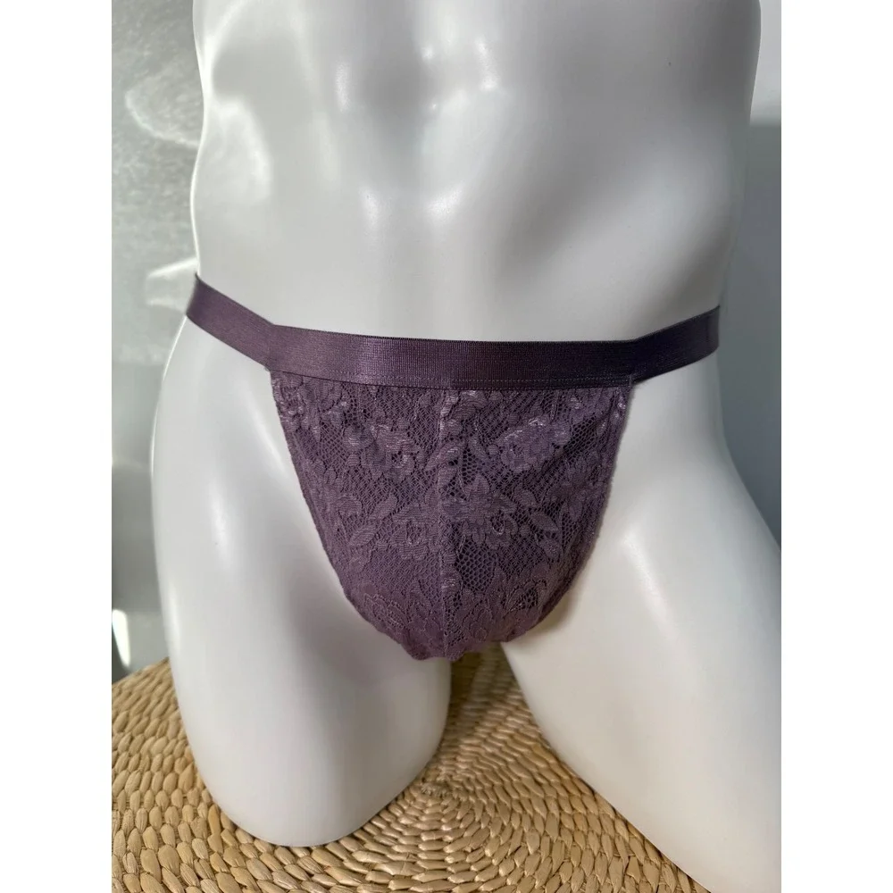 Cosabella‎ Never Say Never Comfort Micro Brief Purple Lace Men's Underwear NWT L